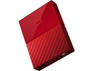 Външни HDD 2TB WD My Passport, в червено