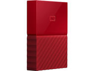 Външни HDD 2TB WD My Passport, в червено