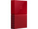 Външни HDD 2TB WD My Passport, в червено