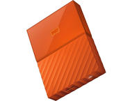 Външни HDD 2TB WD My Passport, в оранжево