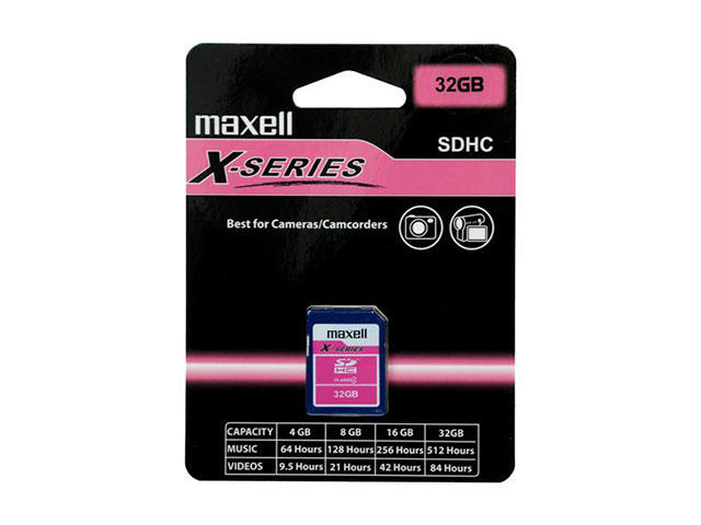 Карти памет 32GB SDHC Maxell Class 4