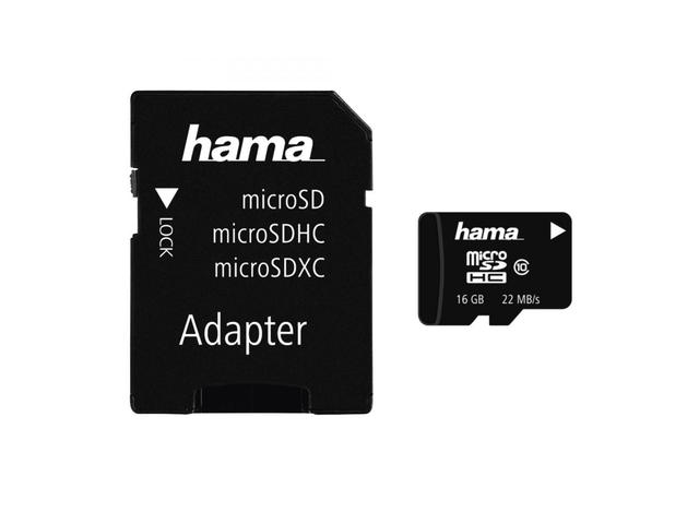 Карти памет 16GB microSDHC Hama Class 10