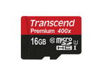 Карти памет 16GB microSDHC Transcend Premium Class 10 400x