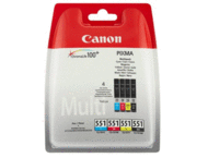 Консумативи Оригинален Canon CLI-551 CMYB Multipack