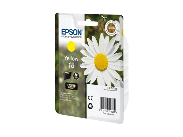 Консумативи Оригинален Ink Cartridge EPSON Yellow for Stylus