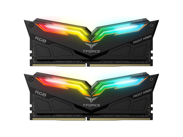 Оперативна памет 16GB (2x8GB) DDR4 3000MHz Team T-Force Night Hawk Black RGB