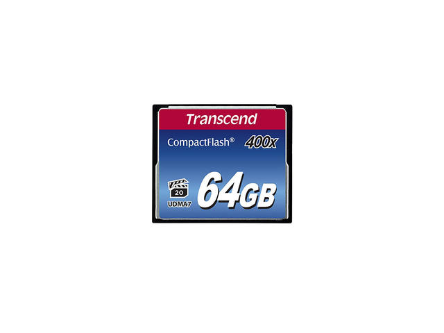 Карти памет 64GB CompactFlash Transcend 400x