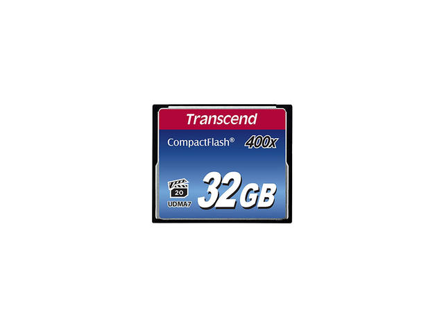 Карти памет 32GB CompactFlash Transcend 400x