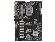 Дънни платки ASRock H110 Pro BTC+
