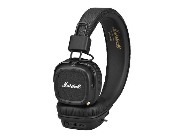Слушалки Marshall Major II Bluetooth, в черно