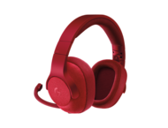 Слушалки Logitech G433 Gaming Headset, в червено