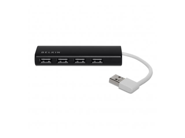Джаджи Belkin 4-портов Ultra-Slim Travel USB 2.0 хъб