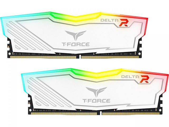 Оперативна памет 16GB (2x8GB) DDR4 3000MHz Team T-Force Delta RGB White