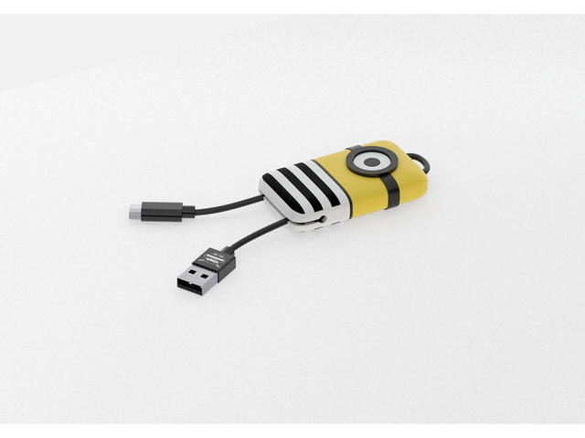 Кабели и Адаптери Tribe Minions Jail Micro USB Keyline