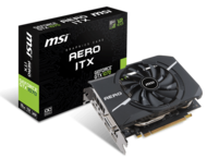 Видео карти MSI GeForce GTX 1070 AERO ITX 8G OC