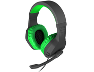 Слушалки Genesis Argon 200, в черно-зелено