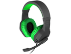 Слушалки Genesis Argon 200, в черно-зелено