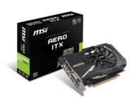 Видео карти MSI GeForce GTX 1060 AERO ITX 3G OC