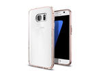 Калъфи Spigen Ultra Hybrid Case - хибриден кейс с висока степен на защита за Samsung Galaxy S7 (прозрачен-розово злато) 
