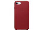 Калъфи Apple iPhone 8 / 7 Leather Case, в червено