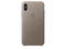 Калъфи Apple iPhone X Leather Case, в бежово