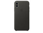 Калъфи Apple iPhone X Leather Case, в сиво