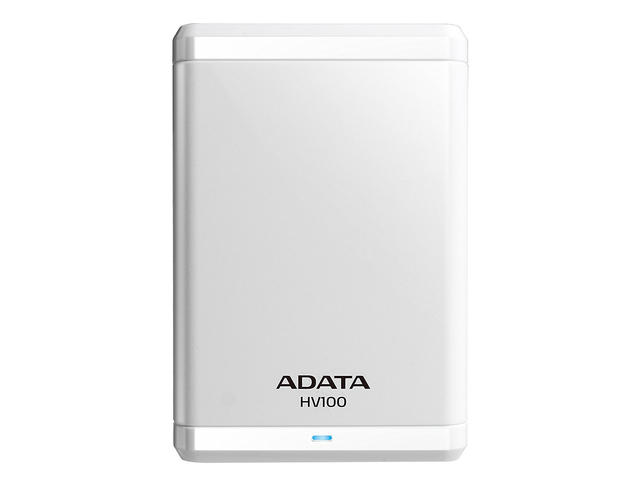 Външни HDD 2TB Adata HV100 USB 3.0, в бяло