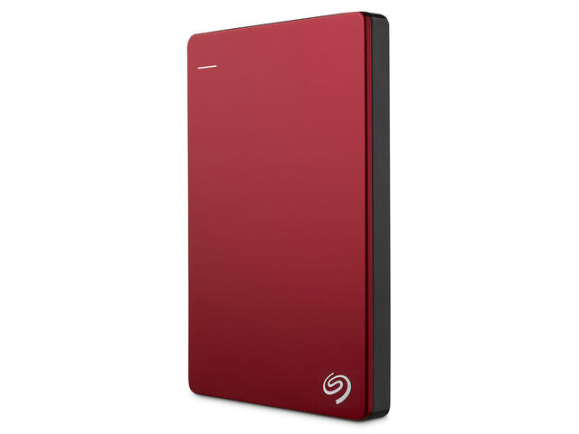 Външни HDD 1TB Seagate Backup Plus, в червено