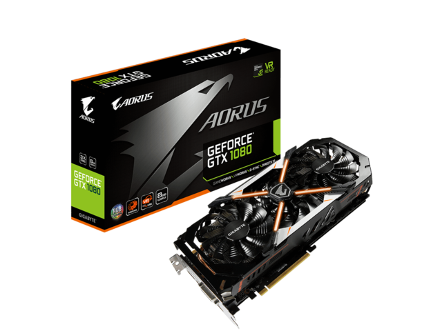 Видео карти AORUS GeForce GTX 1080 8G