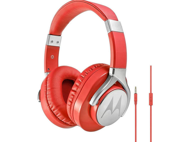 Слушалки Motorola Pulse Max, в червено