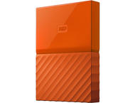 Външни HDD 3TB WD My Passport, в оранжево