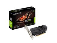 Видео карти Gigabyte GeForce GTX 1050 OC Low Profile 2G