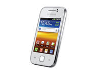 Смартфони Samsung Galaxy Y (GT-S5360) 180MB, бял цвят