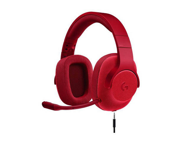 Слушалки Logitech G433 Gaming Headset, в червено + GTA: Grand Theft Auto V