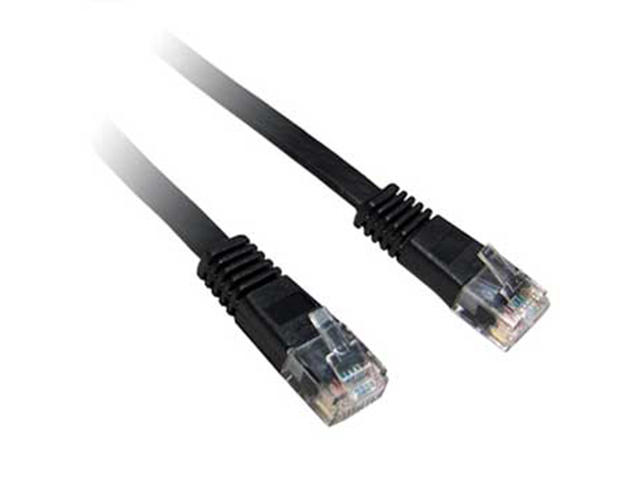 Мрежово оборудване UTP CAT5E FLAT CABLE 2M /BLK