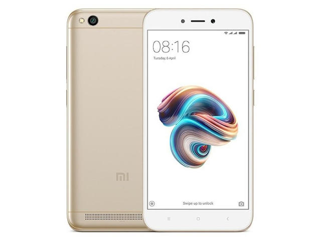 Смартфони Xiaomi Redmi 5A 16GB, златист цвят