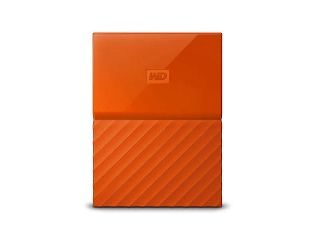 Външни HDD 4TB WD My Passport, в оранжево