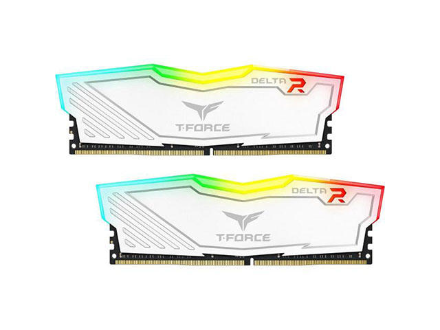 Оперативна памет 8GB (2x4GB) DDR4 2400MHz Team T-Force Delta RGB White