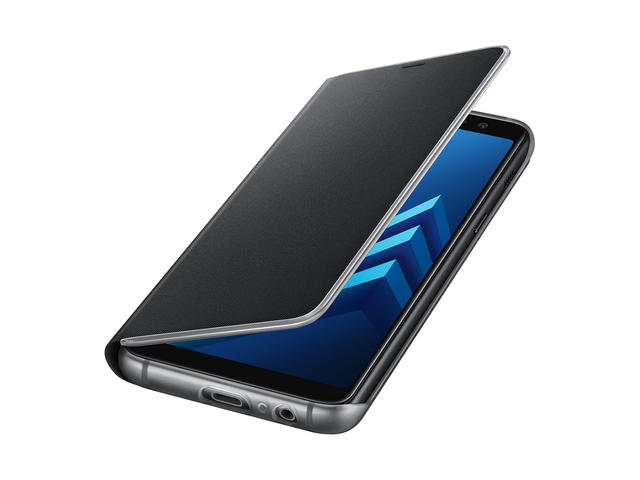 Калъфи Samsung Galaxy A8 (2018) Neon Flip Cover, в черно