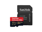 Карти памет 32GB microSDHC SanDisk Extreme Pro UHS-I V30 Adapter
