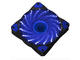 Вентилатори Makki Fan 120mm - 15 BLUE LED lights