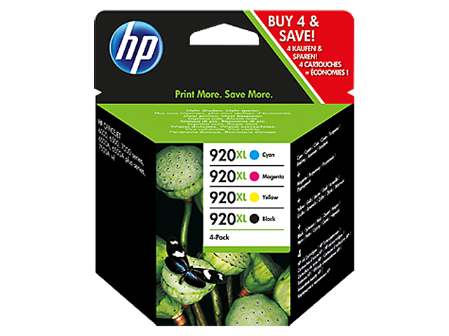 Консумативи Оригинален HP 920XL 4-pack