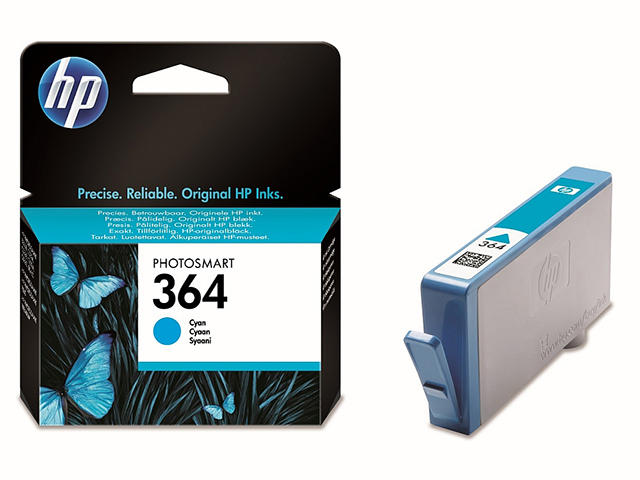 Консумативи Оригинален HP 364 Cyan Ink Cartridge