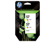 Консумативи Оригинален HP 57 2-pack Tri-color Inkjet Print Cartridges