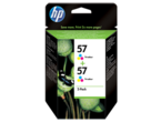 Консумативи Оригинален HP 57 2-pack Tri-color Inkjet Print Cartridges