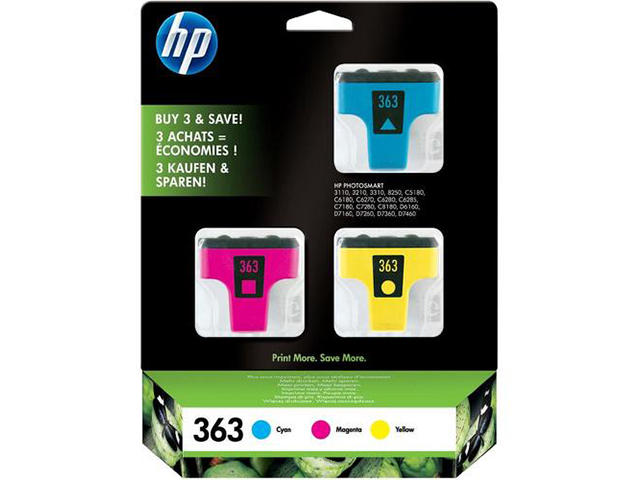 Консумативи Оригинален HP 363 Combo 3Pack Original Ink
