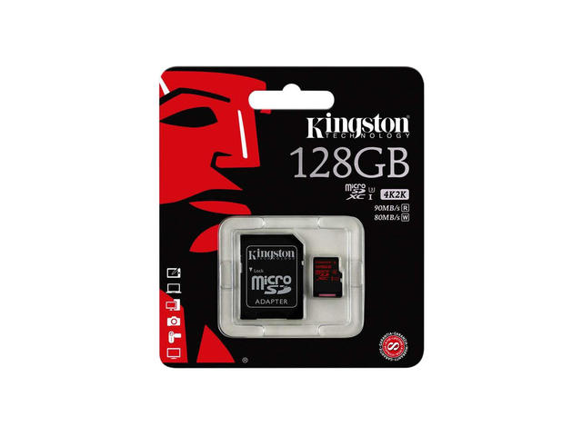 Карти памет 128GB microSDXC Kingston Class U3