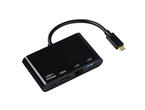Кабели и Адаптери Hama 4-в-1 USB-C Multiport адаптер за USB 3.1