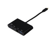 Кабели и Адаптери Hama 4-в-1 USB-C Multiport адаптер за USB 3.1
