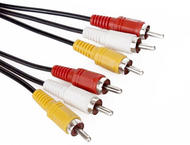 Кабели и Адаптери VCom кабел RCA 3x M / RCA 3x M - CV033-1.8 метра